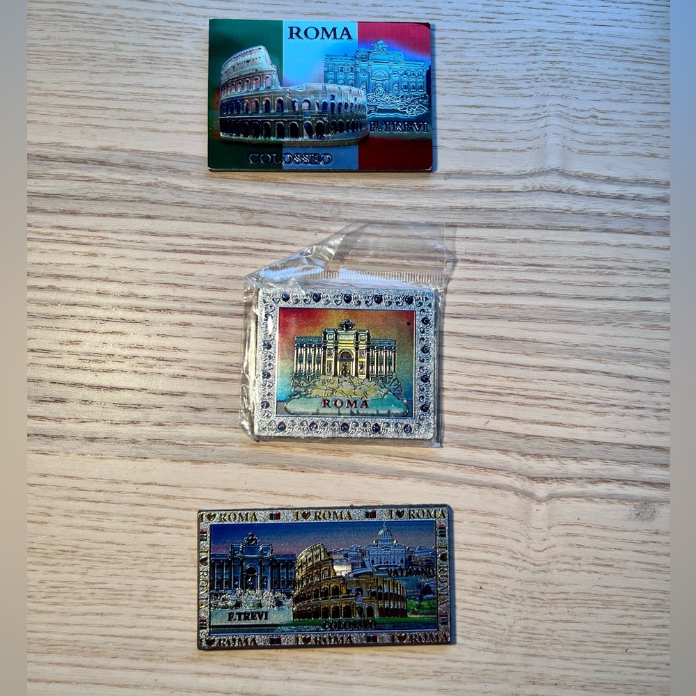 Bundle of 3 Roma Magnets